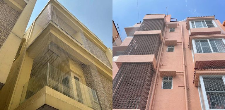 Building Covering Safety Nets in Chennai